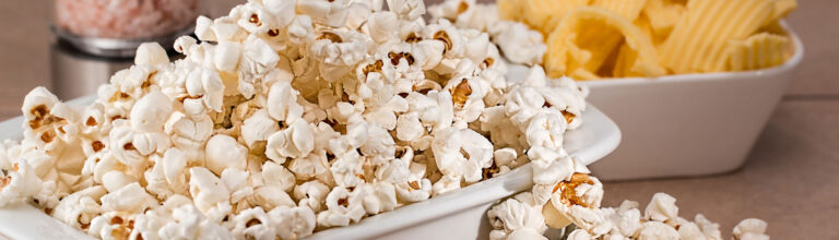 Popcorn and chips